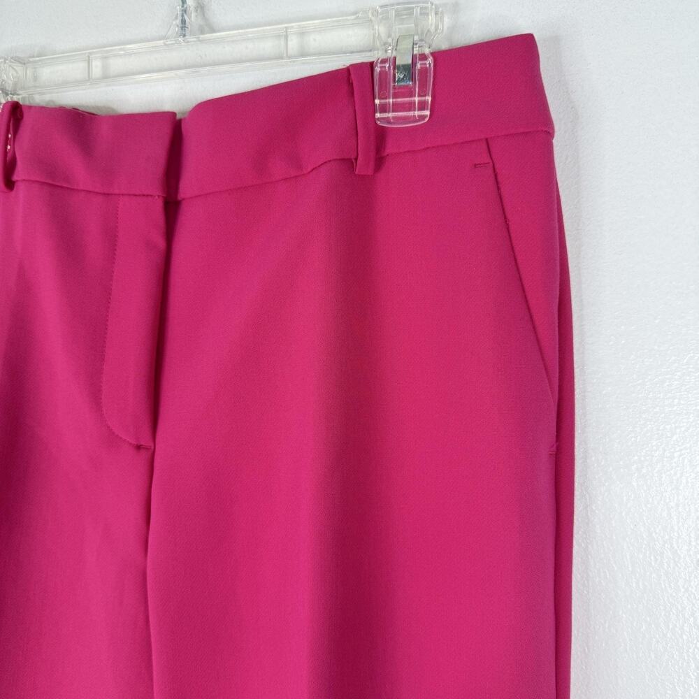 Talbots Pants Womens 12 Pink Hampshire Ankle Crepe Stretch Work Dress Office NEW
